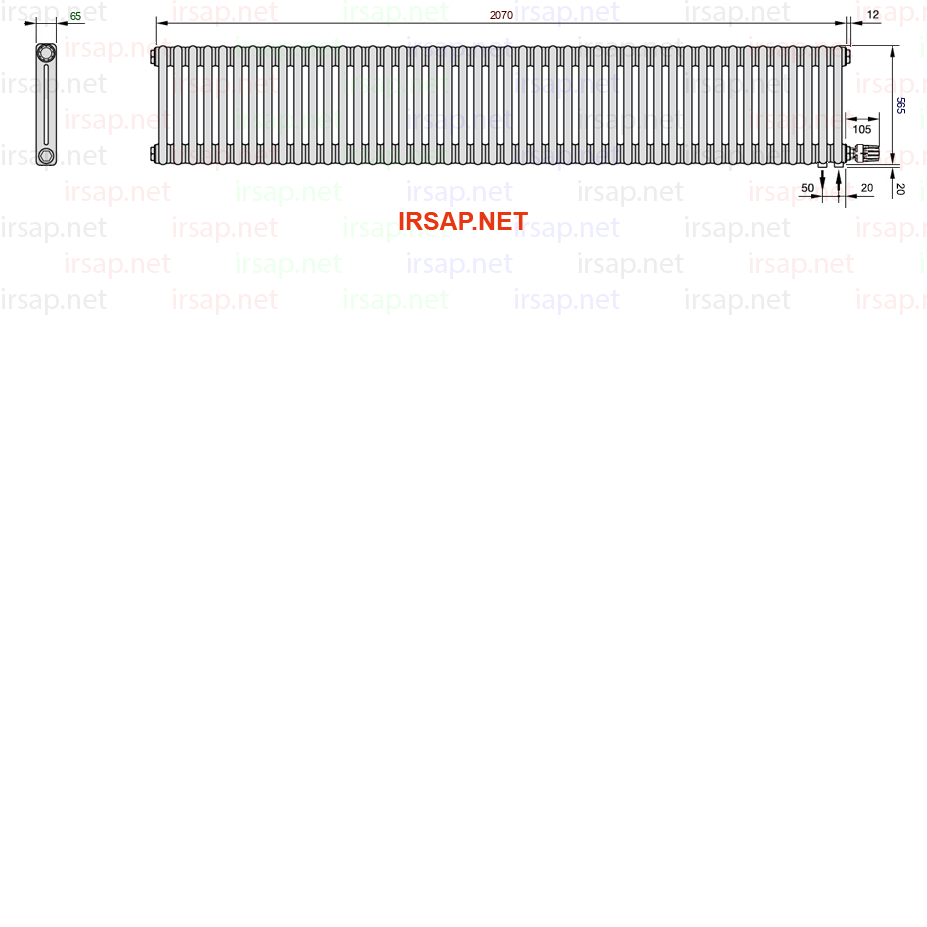 Радиатор IRSAP Tesi 20565/46 T26 CL 01